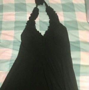 Ruffle neck halter dress XL Excellent Condition!